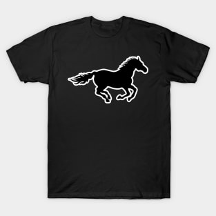 The Black jet Horse T-Shirt